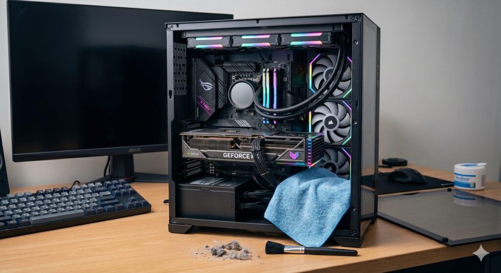 ゲーミングPCの掃除