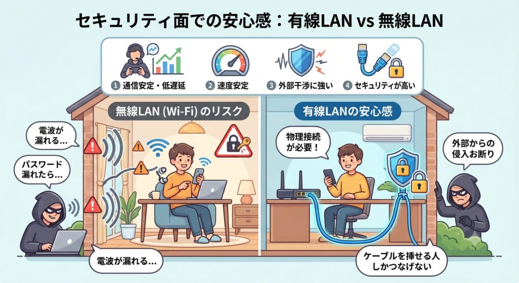 セキュリティ面での安心感