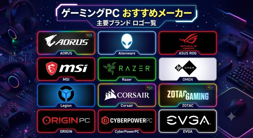 ゲーミングPCおすすめメーカー