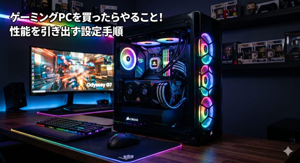 ゲーミングPCを買ったらやること