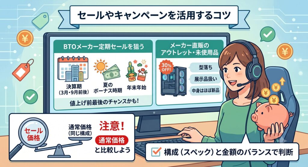 セールやキャンペーンを活用するコツ