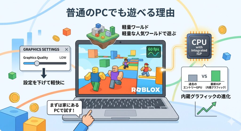 普通のPCでも遊べる理由