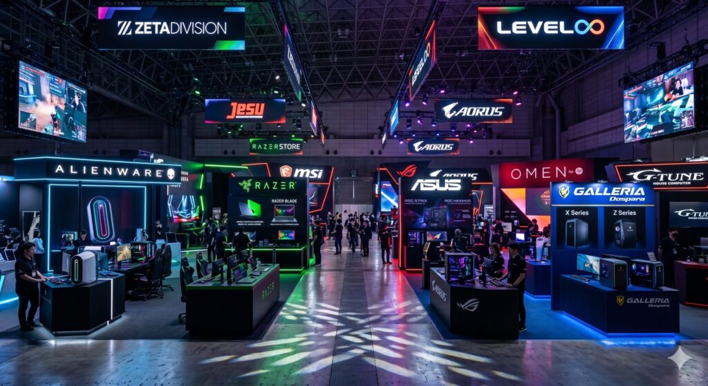 ゲーミングPC展示