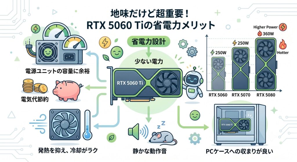 省電力で扱いやすい設計