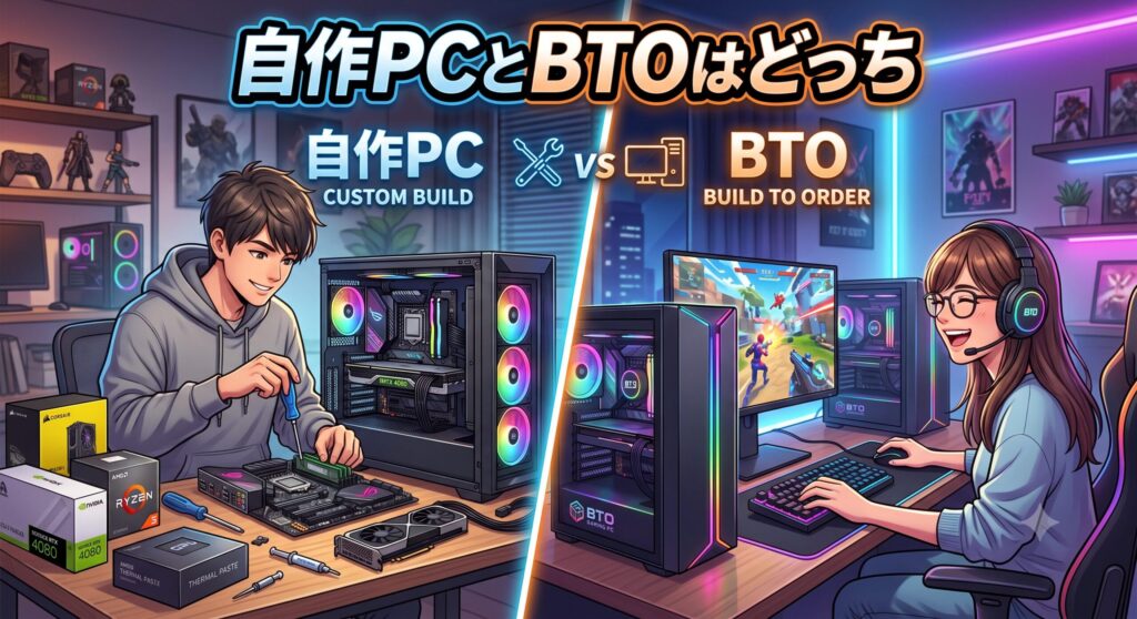 自作PCとBTO