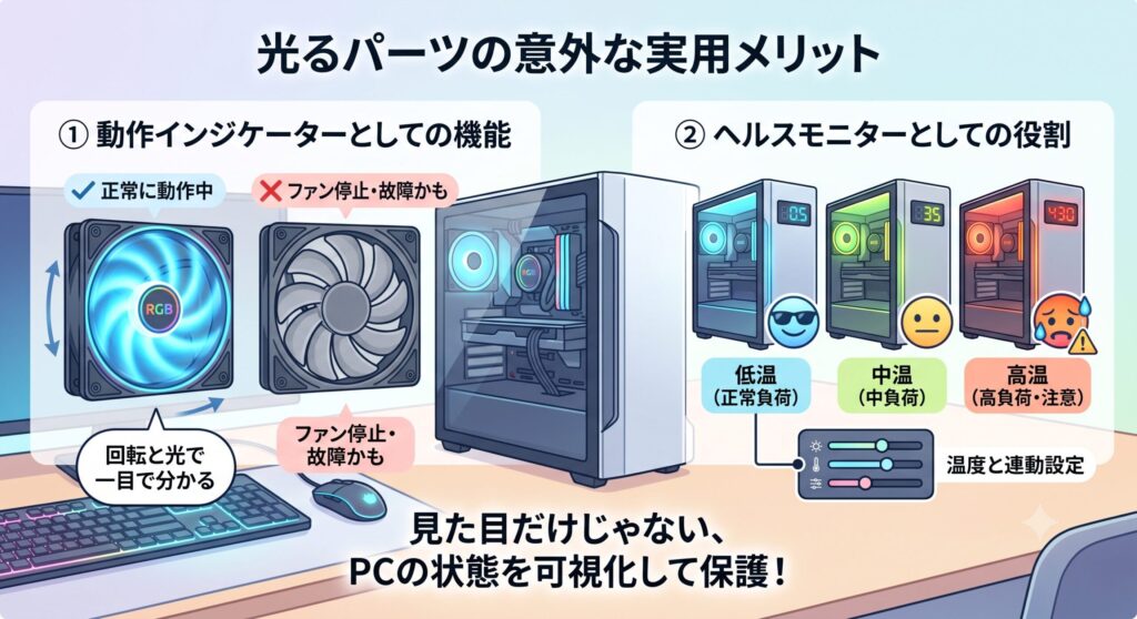 光ることの実用的なメリット