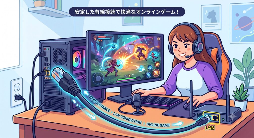 有線接続とケーブルの重要性