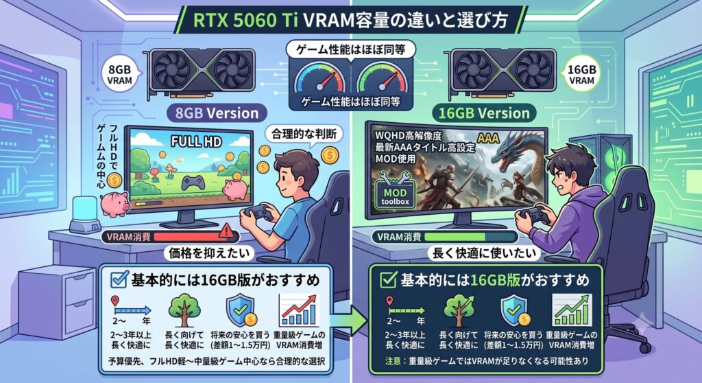 16GB版と8GB版どちらを選ぶ