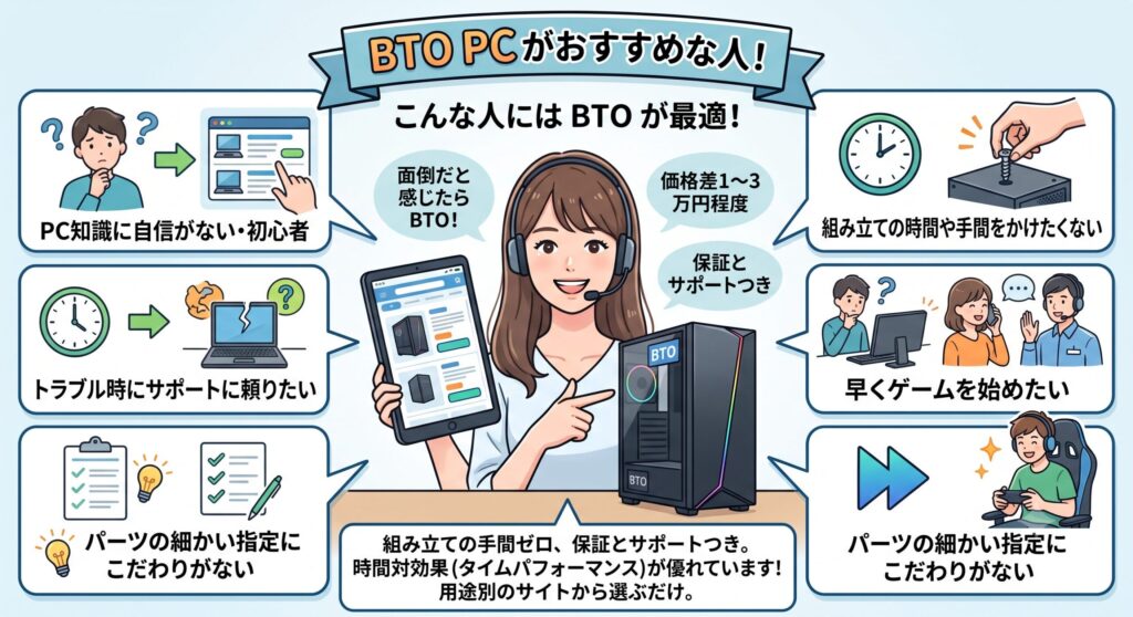 BTOがおすすめな人