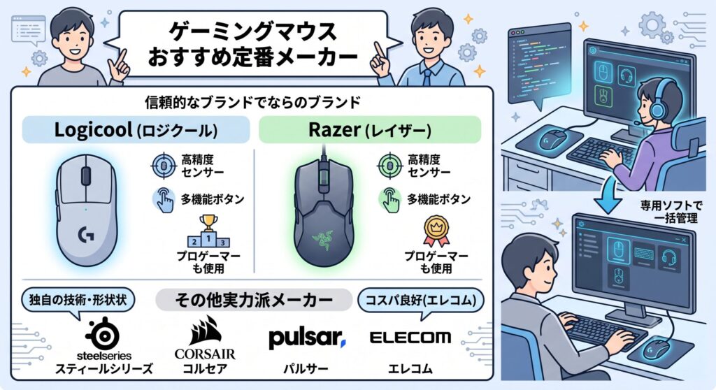 定番の人気メーカー