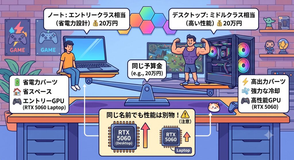 性能とコスパの差
