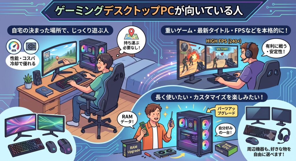 デスクトップが向いている人