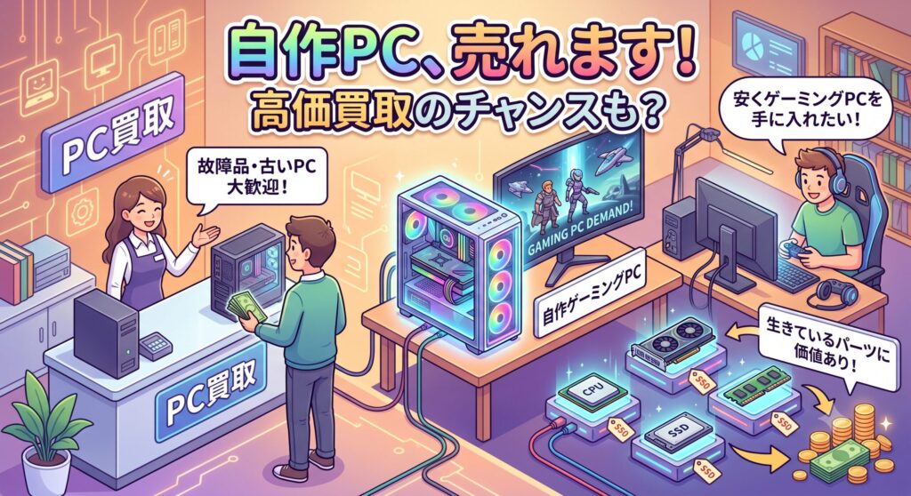 自作PCは売れるのか