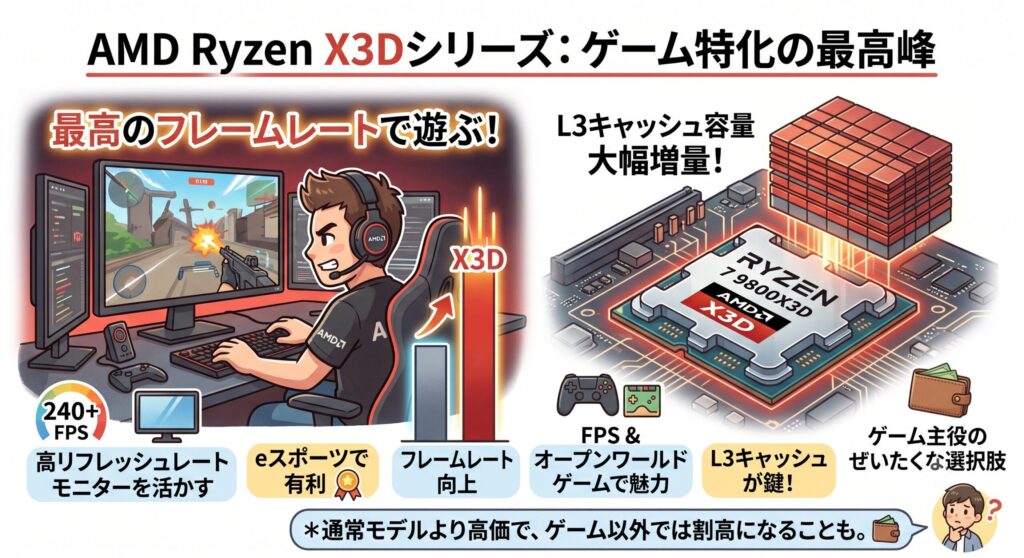 ゲーム特化ならX3Dシリーズ