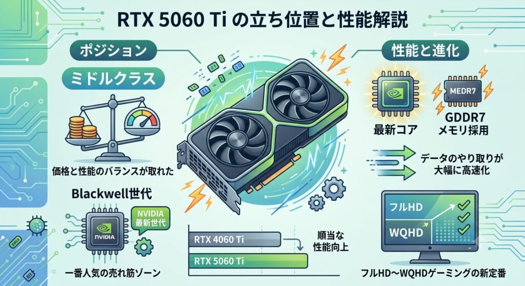 ゲーミングPCのRTX 5060 Tiは買い?性能と選び方を解説
