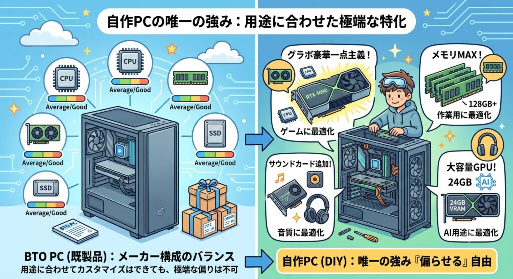 自作にしかない唯一の強み