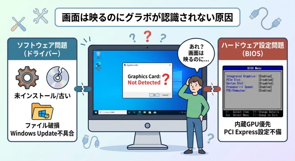 ドライバーとBIOSの問題