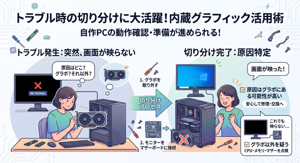 トラブル時の切り分けに活用