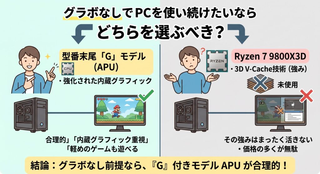グラボなしで使うなら別の選択肢